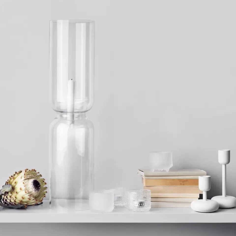 Clearance Iittala Set de candelabros Nappula, Blanco