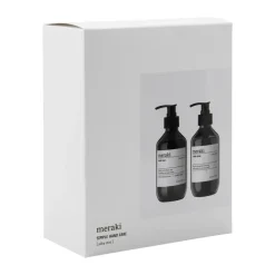Meraki Set de regalo , jabón y loción para manos, Silky Mist Gris