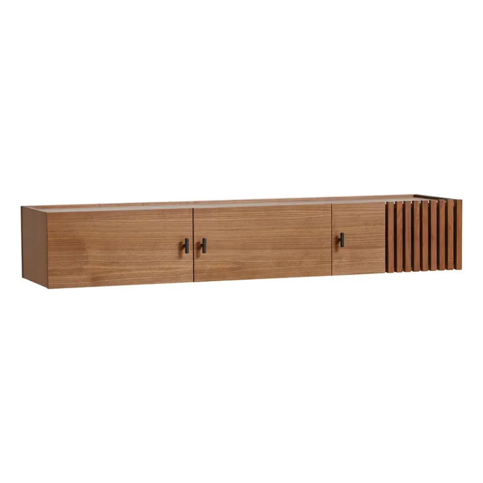 Hot Woud Sideboard de pared Array, 150 cm, Nogal Marrón