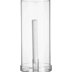 ERNST Soporte de cristal para vela alargada 29 cm , Klar Transparente