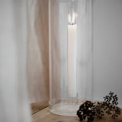 ERNST Soporte de cristal para vela alargada 29 cm , Klar Transparente