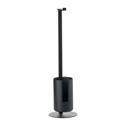Discount Zone Denmark Soporte de papel higiénico de pie Rim, Black Negro