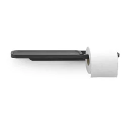Sale Brabantia Soporte de papel higiénico con estante MindSet, Mineral Infinite Grey Gris