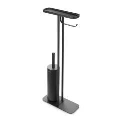 Online Brabantia Soporte papel higiénico y escobilla con estante MindSet, Mineral Infinite Grey Gris