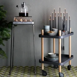 Sale Born In Sweden Soporte para portavelas Stumpastaken, plata Plateado
