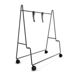 Hot Eva Solo Soporte para TV con ruedas Carry, Negro