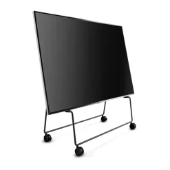 Hot Eva Solo Soporte para TV con ruedas Carry, Negro