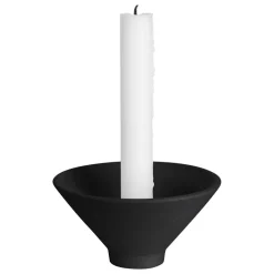 Hot ERNST Soporte para velas con pico , Negro