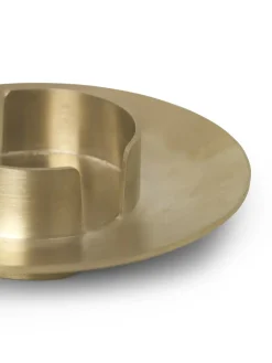 New Ferm Living Soporte para velas , bronce Color dorado