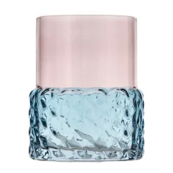 Sale Villa Collection Soporte para velas Styles Ø7,7x10 cm, Azul-rosa AzulRosa