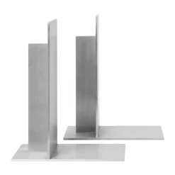 Discount Ferm Living Soportes para libros Lager, 2-pack, Aluminium Plateado