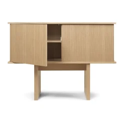 Ferm Living Stilt sideboard single 72,5x100 cm, Natural oak Beige