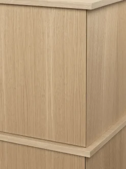 Ferm Living Stilt sideboard single 72,5x100 cm, Natural oak Beige