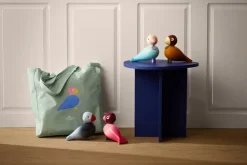 Outlet Kay Bojesen Denmark Story bird, Cosy, 15,5 cm Rojo
