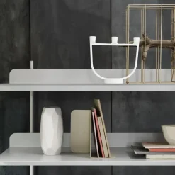 Muuto Sujetalibros Compile, verde-beige BeigeGris