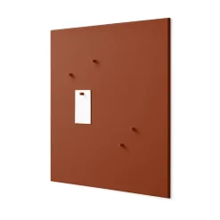 Hot Montana Tablero de notas noticeboard 69,6x69,6 cm, Hokkaido MarrónNaranja