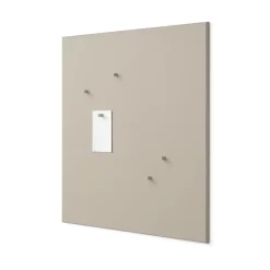 Best Montana Tablero de notas noticeboard 69,6x69,6 cm, Clay Gris