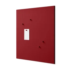 Best Montana Tablero de notas noticeboard 69,6x69,6 cm, Beetroot Rojo