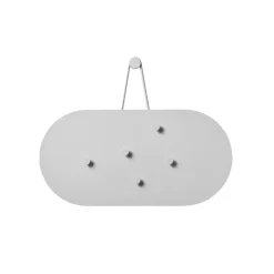 Zone Denmark Tablón A-Bulletin Board, Soft grey, incl. imanes Gris