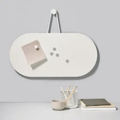 Zone Denmark Tablón A-Bulletin Board, Soft grey, incl. imanes Gris
