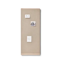 Form & Refine Tablón de corcho Rim 60x145 cm, Roble blanco Beige