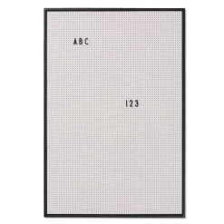 Clearance Design Letters Tablón de letras A2 , gris Negro