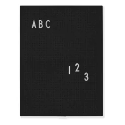 Best Design Letters Tablón de letras A4, Negro