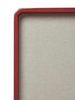 New Ferm Living Tablón de notas Nova 45x100 cm, Picante Red RojoGris