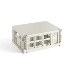New HAY Tapa mediana Colour Crate, Off-white Blanco
