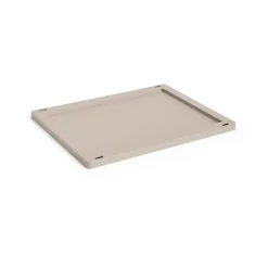 Hot HAY Tapa mediana Colour Crate plastic, Warm grey Gris