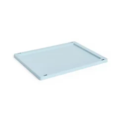 Discount HAY Tapa mediana Colour Crate plastic, Soft blue Azul