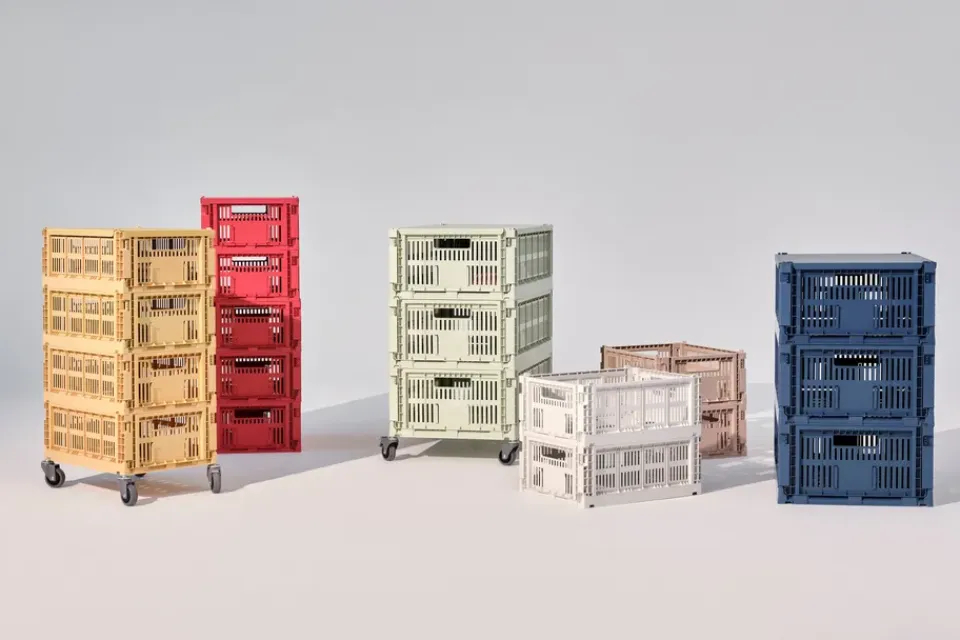Online HAY Tapa mediana Colour Crate, Golden yellow Amarillo