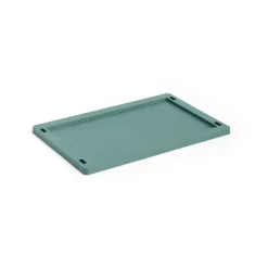 Best HAY Tapa pequeña Colour Crate plastic, Dark green Verde