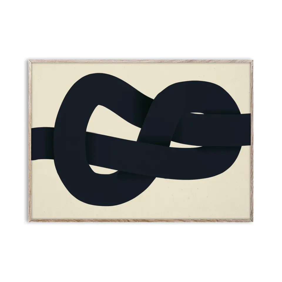 Hot Paper Collective The Knot, 30x40 cm Azul
