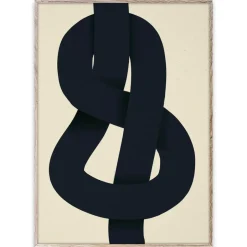 Best Paper Collective The Knot, 70x100 cm Azul