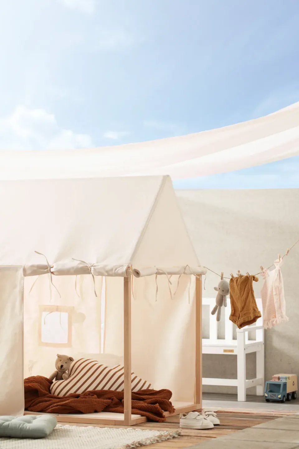 Discount Kid's Concept Tienda de juego Kid's Base, Crudo claro Blanco