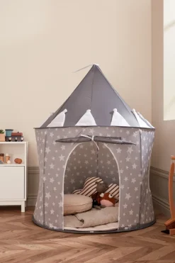 Online Kid's Concept Tienda Star 100x130 cm, Gris