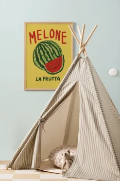 Discount Kid's Concept Tienda tipi Kid's Base 100x95x140 cm, Rand BlancoAzul