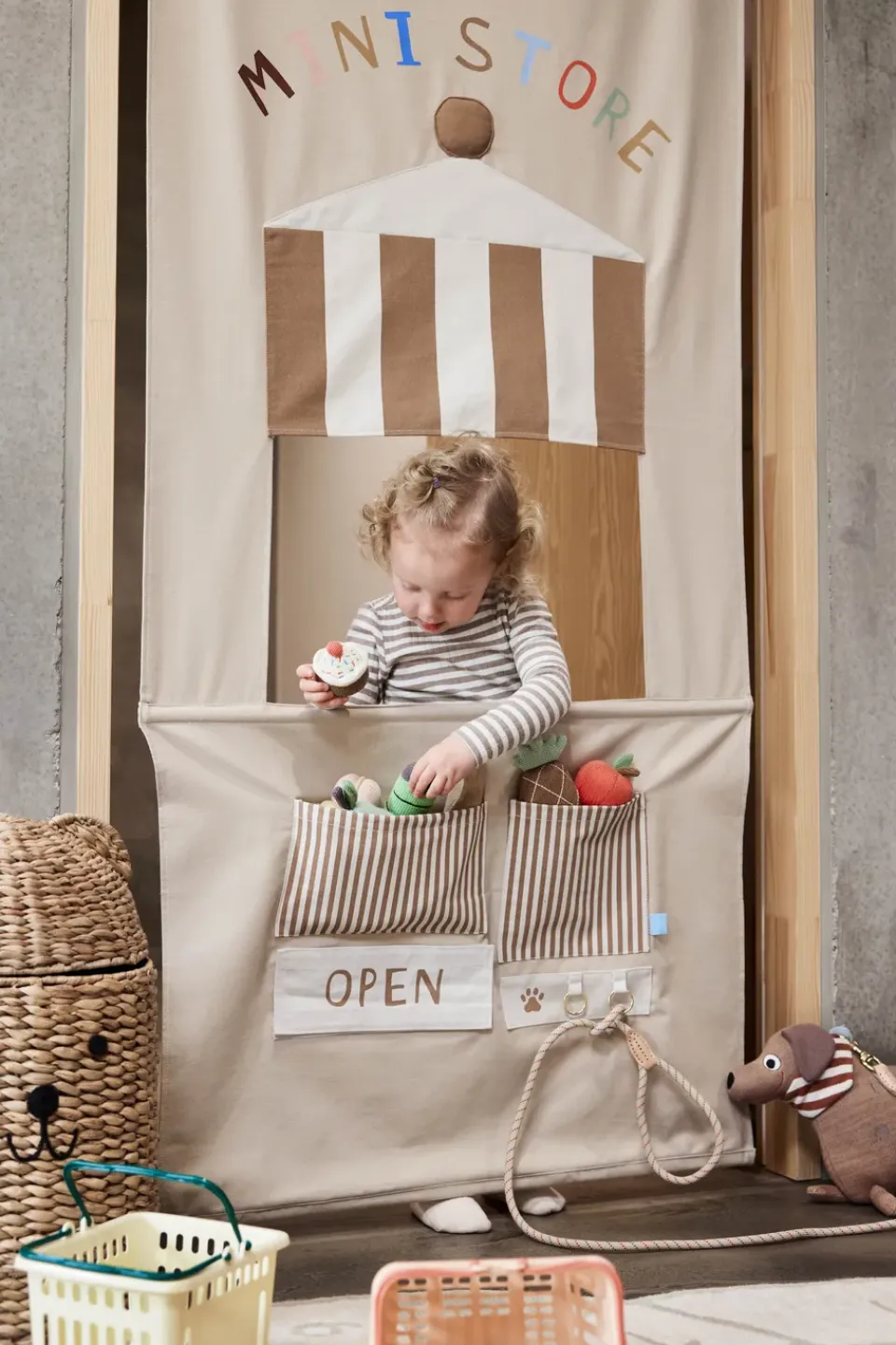 New OYOY Tienda Yummi mini 78x190 cm, Multi