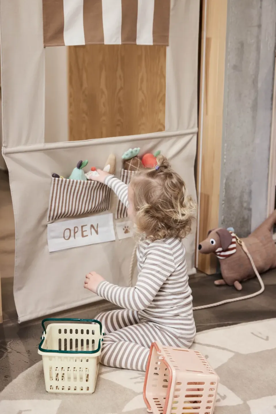 New OYOY Tienda Yummi mini 78x190 cm, Multi