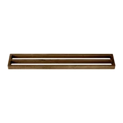 Discount Andersen Furniture Toallero doble Andersen 73,5 cm, Dark Stain Matt Lacquer Ash. Marrón