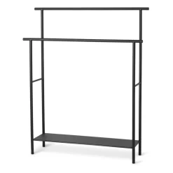 Outlet Ferm Living Toallero Dora, Black Negro
