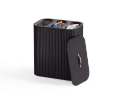 Sale Joseph Joseph Tota Trio Luxe cesta de ropa 90 L, Black Negro
