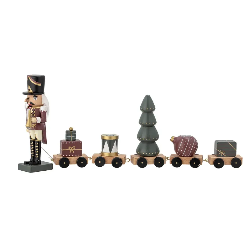 Outlet Bloomingville Tren de decoración Vadim nötknäppare 50 cm, verde Multi