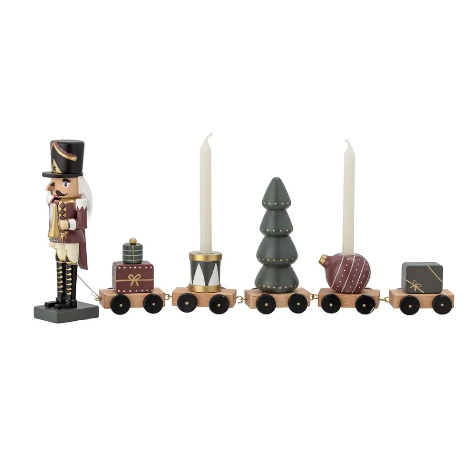 Outlet Bloomingville Tren de decoración Vadim nötknäppare 50 cm, verde Multi