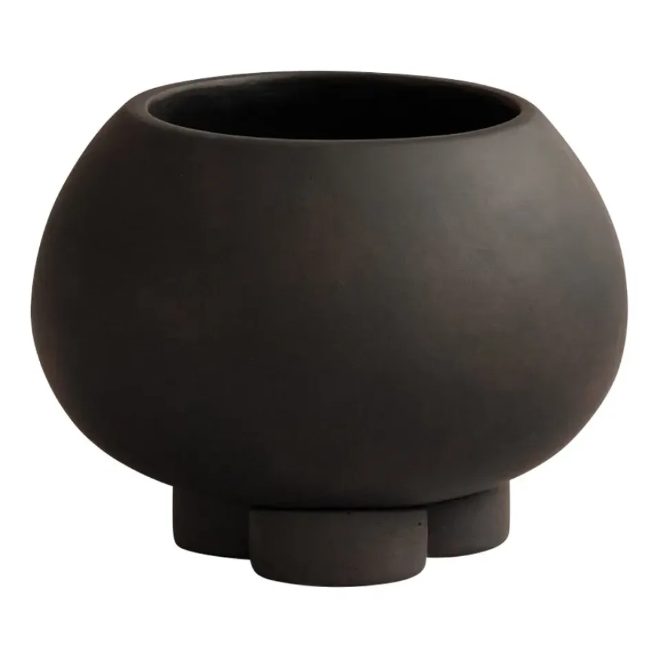 Discount 101 Copenhagen Urchin Maceta petit Ø17 cm, Coffee MarrónNegro