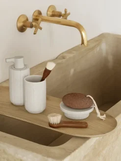Online Blomus Vaso para cepillos de dientes Kua, Moonbeam, Ø7 × 11 cm Beige