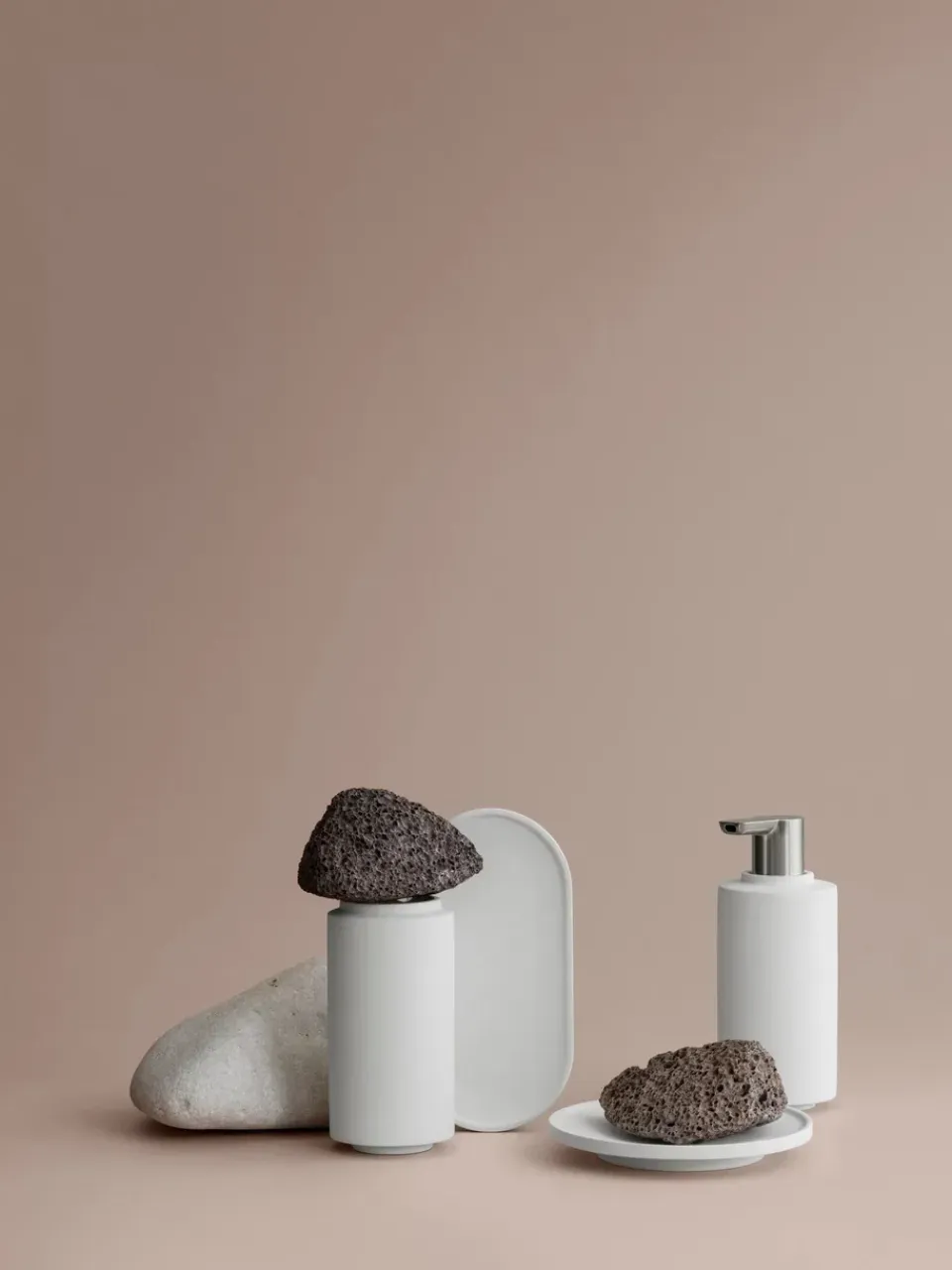 Outlet Blomus Vaso para cepillos de dientes Creto, Lily white Blanco