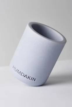 Clearance Humdakin Vaso para cepillos de dientes arenisca ligera, Blue glass Azul