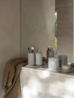 New Blomus Vaso para cepillos de dientes Creto, Micro chip Gris